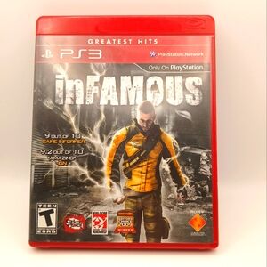 inFamous Greatest‎ Hits Sony PlayStation 3 PS3 Game Complete With Manual